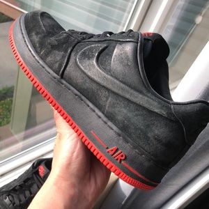 Nike Air Force 1 Low VT PRM Suede Black Orange